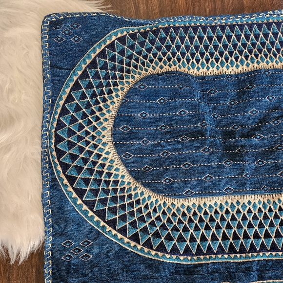 Boho Teal Pattern Table Runner - Picture 6 of 6